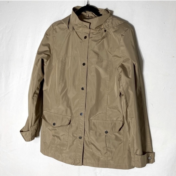 Vintage Midtown Tan Utility Style Light Jacket M - Picture 15 of 15